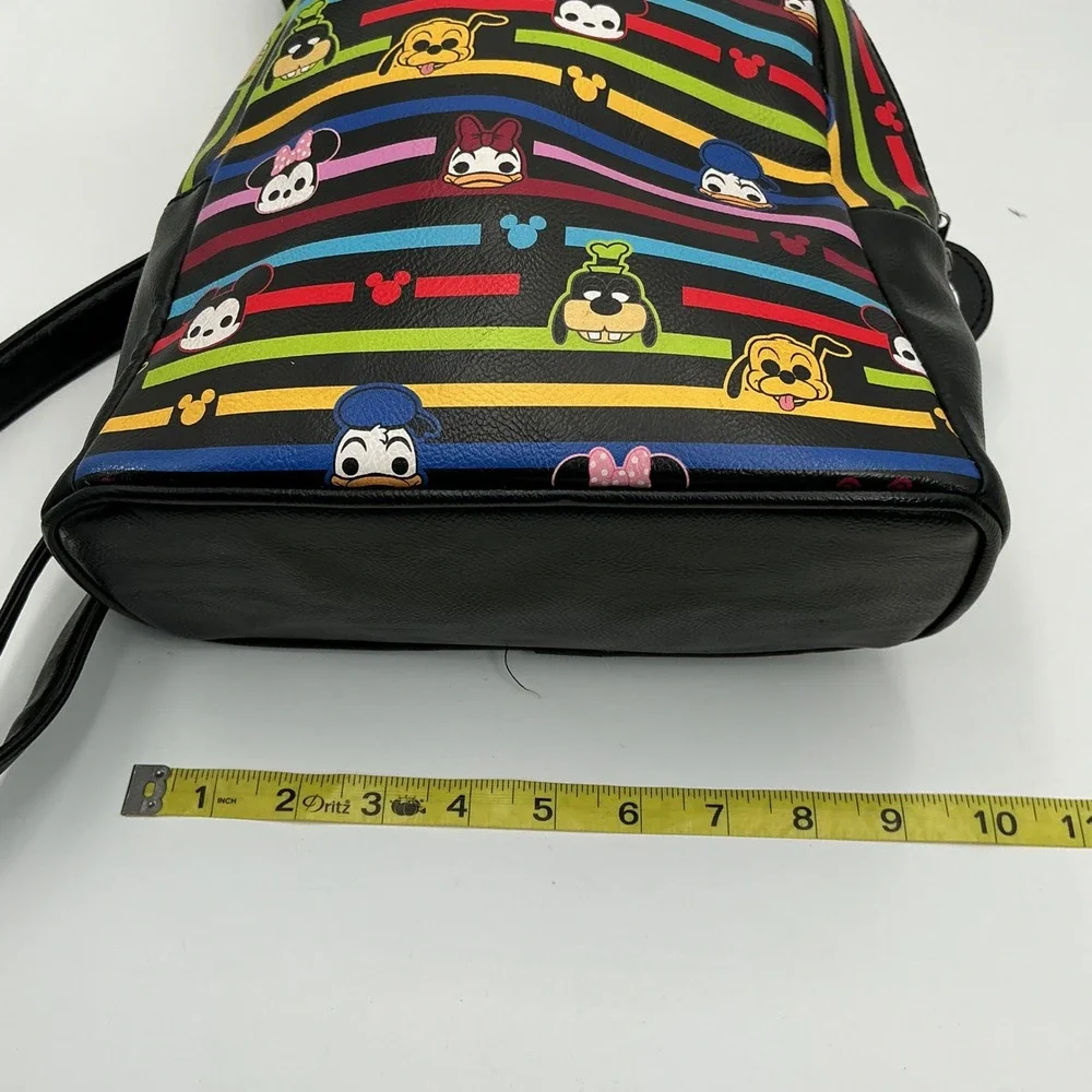 Disney Funko Pop Mickey Friends Rainbow Stripe Emoji Mini Backpack Minnie Charm